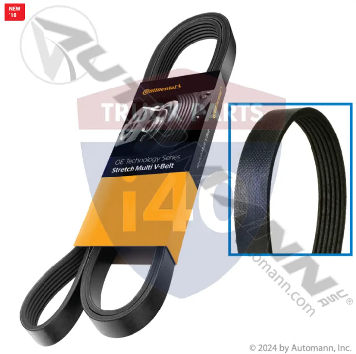 550K6MK Continental Elite Poly-V Serpentine Belt For Mileage Maker - Serpentine Belts