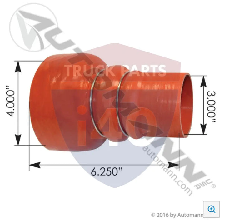 Automann 561.59825 CAC Connector Reducer Hose Hot Side - CAC Hose Reducers - Hot Side