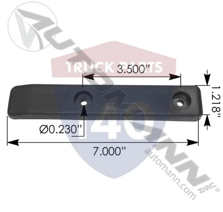 Automann M59281 Hood Wear Plate Kenworth - Hood Wear Plate Kenworth