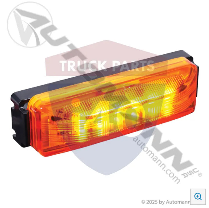 Automann 571.LD19A12MV-KB1 Marker Light Kit LED 1X4in Amber 10-30V - Marker Light Kit LED 1X4in Amber 10-30V