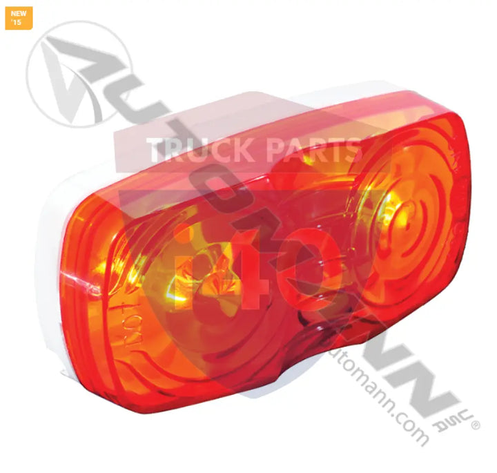 46792 Marker Light 2in 4in Bullseye Red For Grote - Marker Light 2in X 4in Bullseye Red