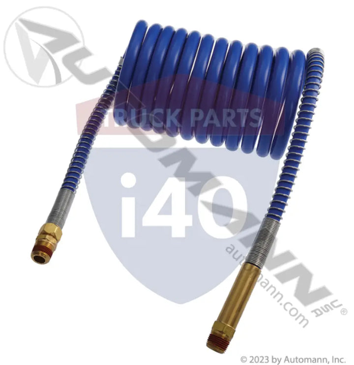 Phillips PHI11-5152 Single Air Coil 15ft Blue POLAR AIR - Coiled Air Lines