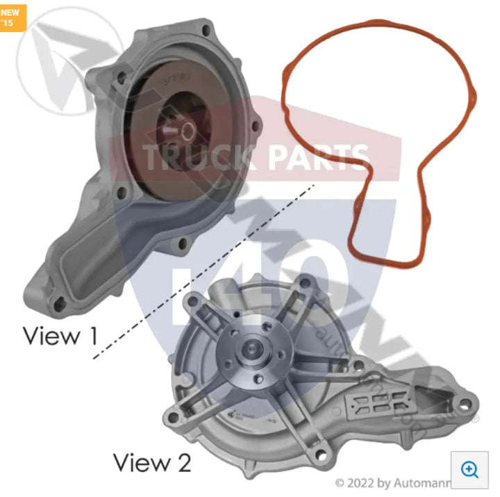 Automann 800.85124623 Water Pump Mack Volvo - Mack