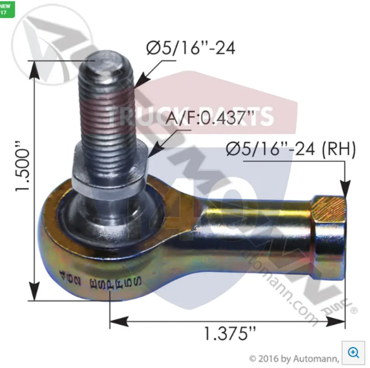 Automann 462.ESPF5S Rod End 5/16-24 - Heim Joints