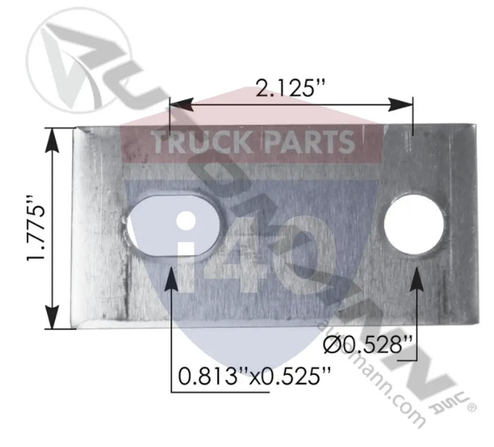 K2214610 Hood Hinge Spacer Shim For Kenworth - Hood Hinge Spacer Shim Kenworth