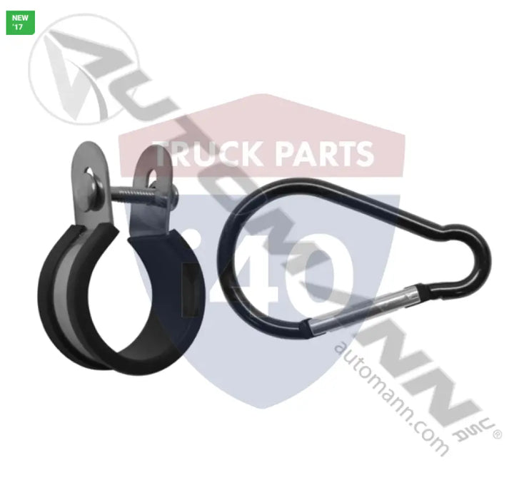 Automann 177.6024 Cable Clamp Holder w/Snap Clip - Vinyl Coated