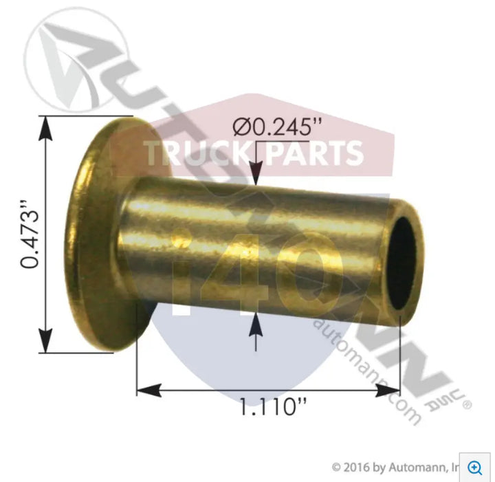 Automann 145.10-18S Brake Shoe Rivet - Steel - Rivets