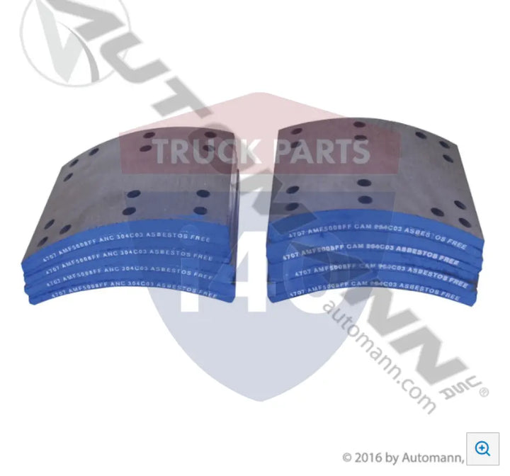 Automann 140.4707.50 Brake Lining - 20K Lb GAWR