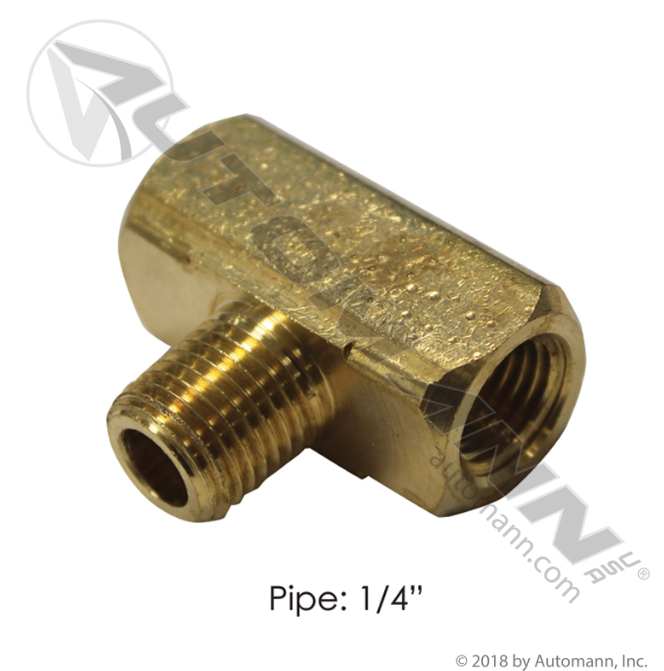 016015 Male Branch Tee 1/4NPT For Velvac