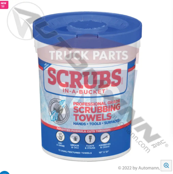 Permatex PRX42274 Scrubs In-A-Bucket 72 Count - Cleaners