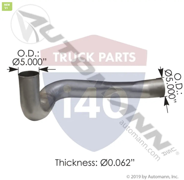 1413412 Exhaust Pipe ALZ For Peterbilt - Exhaust Pipe ALZ Peterbilt