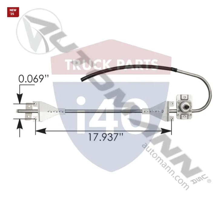 R21-1002 Window Regulator LH For Kenworth - Window Regulator LH Kenworth
