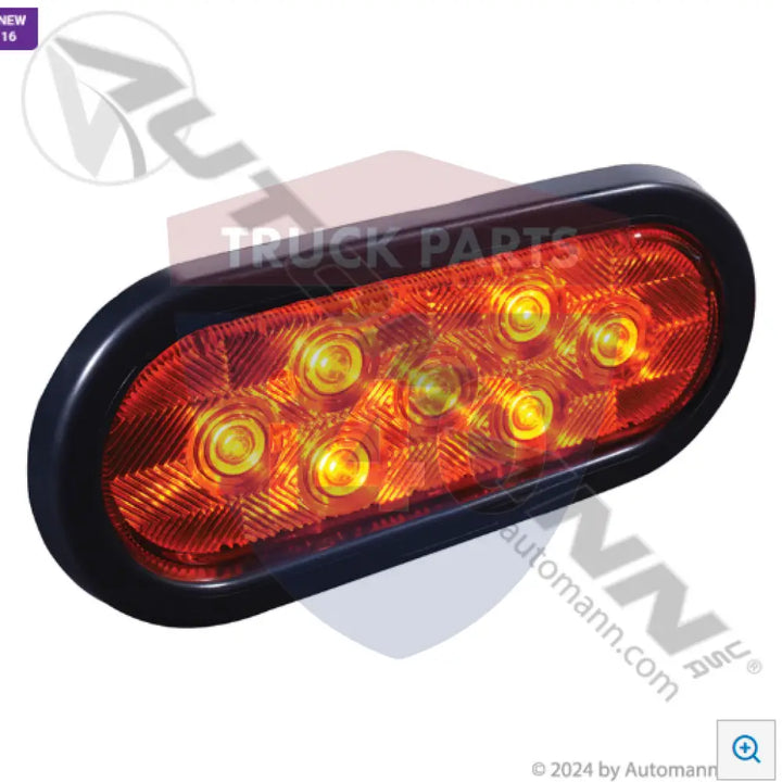 Automann 571.LD60A7-K F/P/T Light Kit LED 6in Oval Amber - F/P/T Light Kit LED 6in Oval Amber