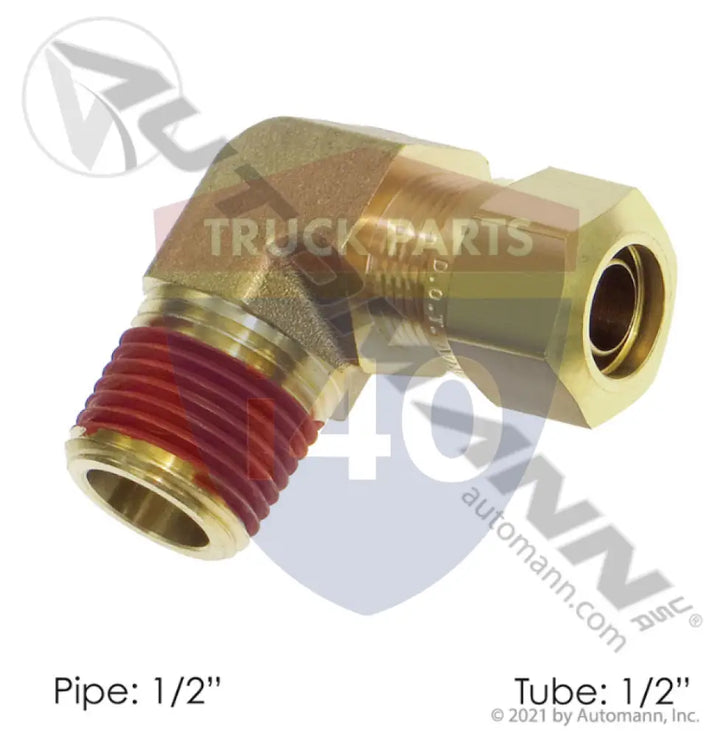 Automann 177.14698D Male Elbow DOT 1/2IN 1/2NPT - Male 90° Elbows