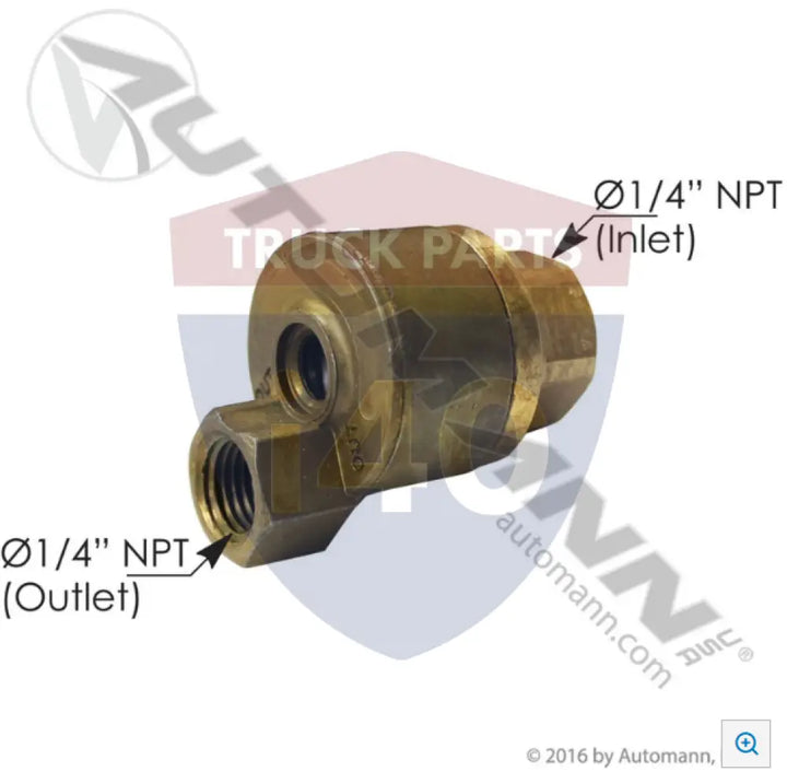 Automann 170.3800 Sealco Type Inline Quick Release Valve - Quick Release Valves