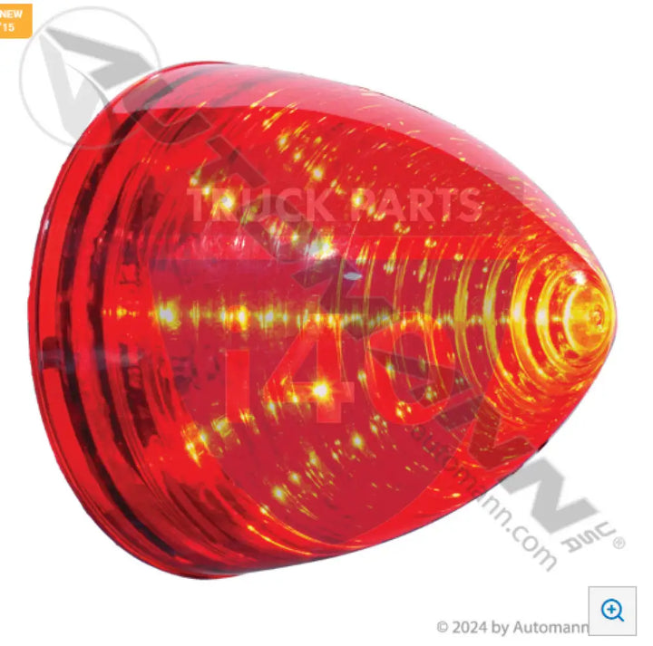 Automann 571.LD13R13 Marker Light LED 2-1/2in Beehive Red - Marker Light LED 2-1/2in Beehive Red