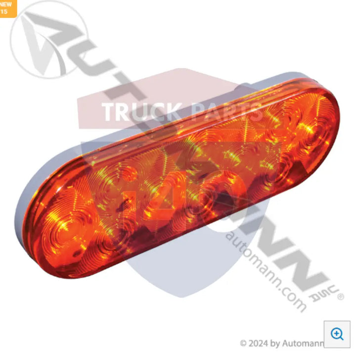 Automann 571.LD66A10 F/P/T Light LED 6in Oval Amber