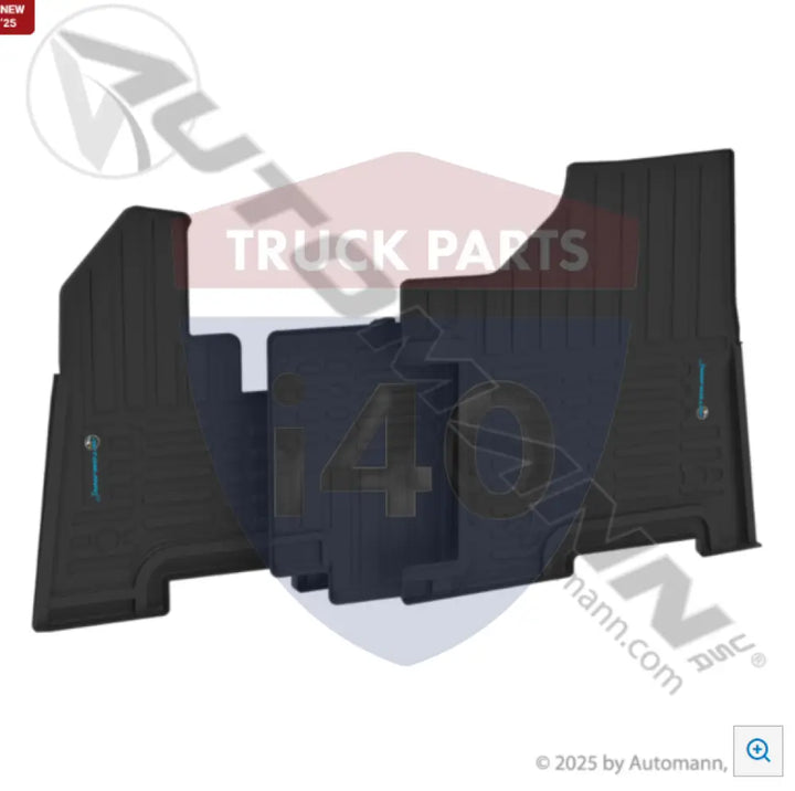 10002712 Floor Mat Set For Minimizer Molded - Floor Mat Set Peterbilt Molded