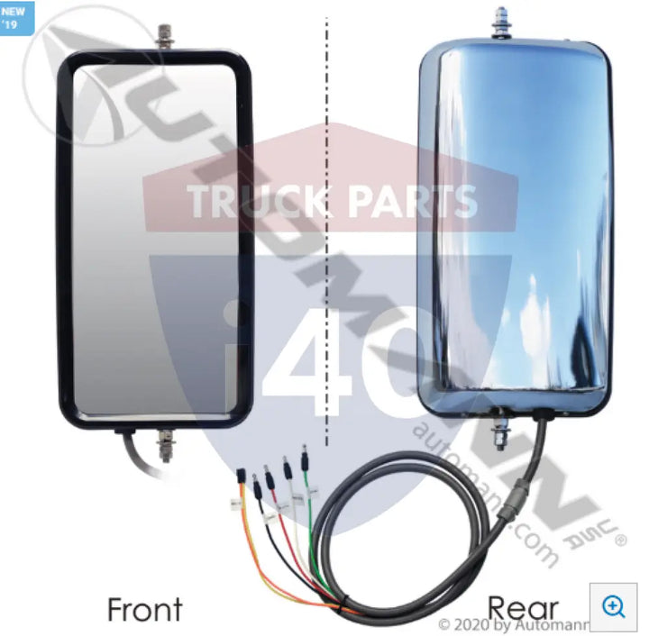 R596101102 Mirror West Coast LH For Peterbilt - Mirror West Coast LH Peterbilt