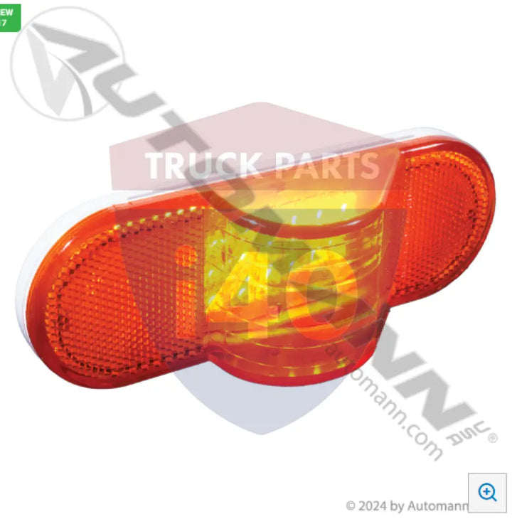 Automann 571.LD601A18MV Turn Signal LED 6in Oval Amber 10-30V - Turn Signal LED 6in Oval Amber 10-30V