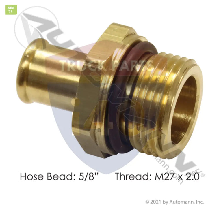 Automann 177.88110M27 Bead Fitting 5/8in Hose M27x2.0 - Male Connectors