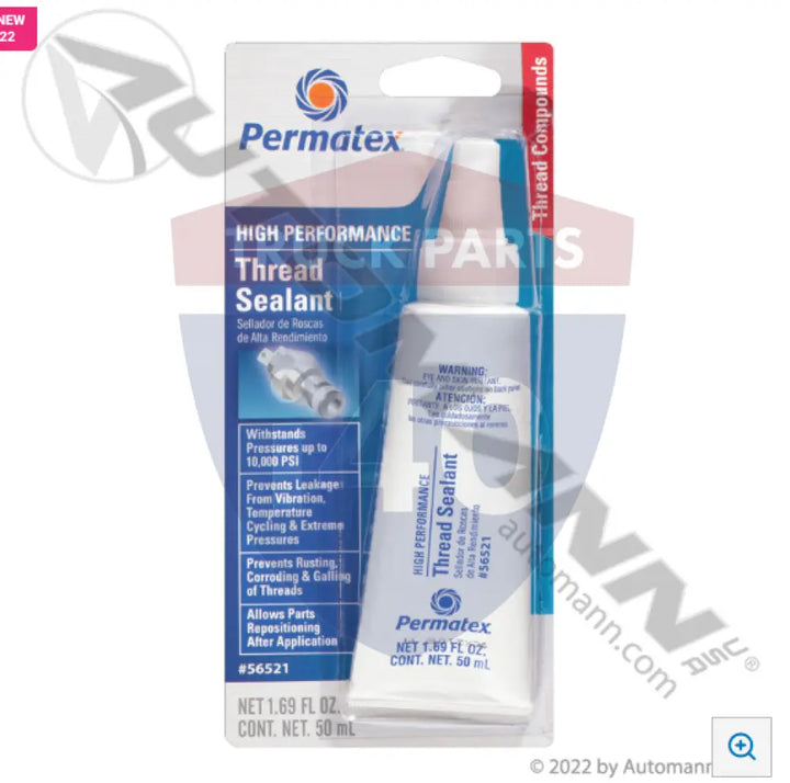 Permatex PRX56521 High Performance ThreadSealant 50ml - Adhesives