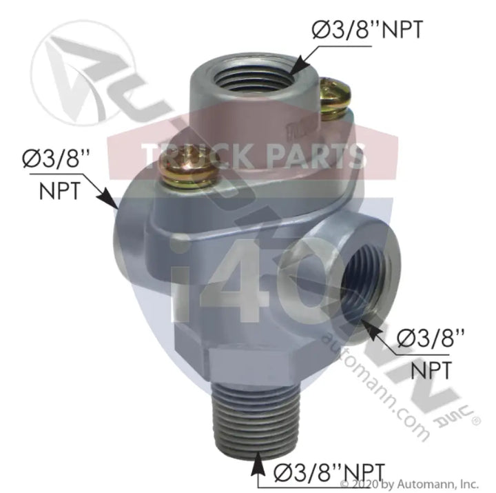 Automann 170.280809 Bendix Type DC4 Double Check Valve - Check Valves