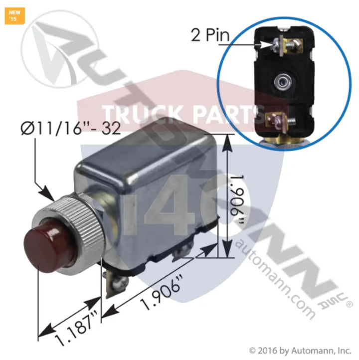 Automann 577.3039 Warning Buzzer and Light - Warning & Indicators