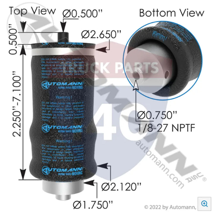1844214000 Air Spring Cabin Freightliner For Freightliner - Air Spring Cabin Freightliner