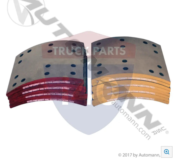 Automann 140.4515G.28 Brake Lining - 23K Lb GAWR