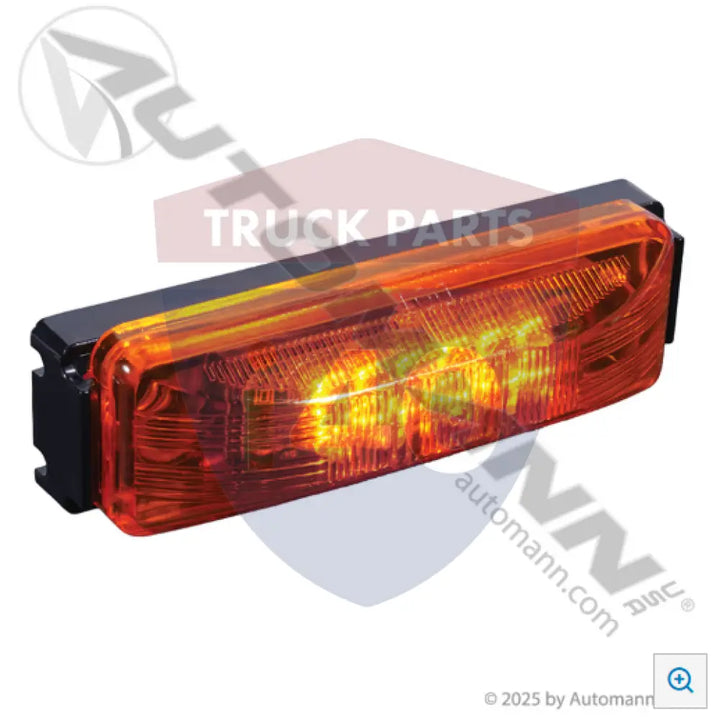 19032Y Marker Light Kit LED 1in 4in Amber For Trucklite - Marker Light Kit LED 1in X 4in Amber
