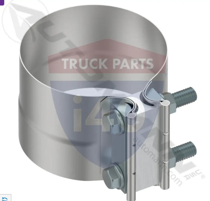 Automann 562.U3104SS Exhaust Band Clamp Preformed 4in - Exhaust Band Clamp Preformed 4in