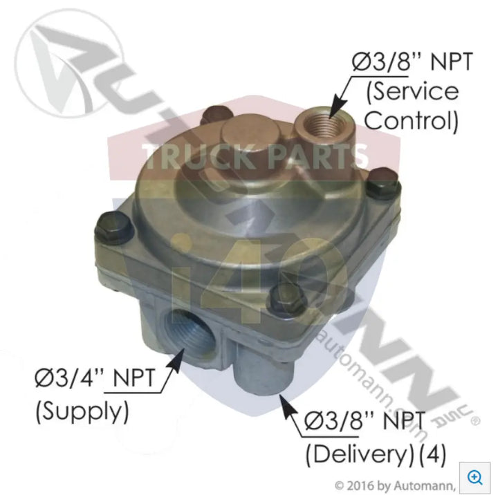 Automann 170.110380 LOV4 Type Relay Valve - Relay Valves
