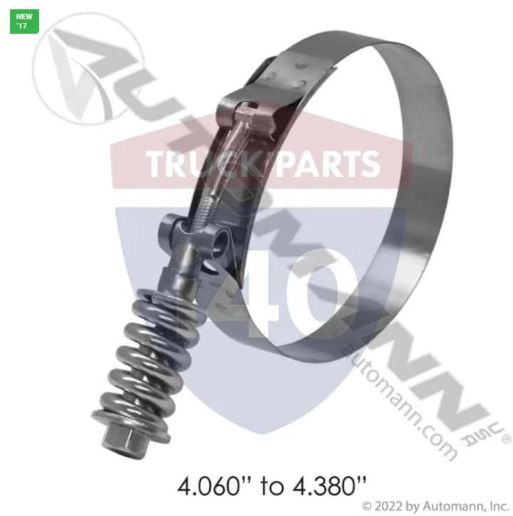 B92240406 HD T-Bolt Clamp 4.06in to 4.38in For Breeze - Spring Loaded T-Bolt Clamps - Heavy Duty