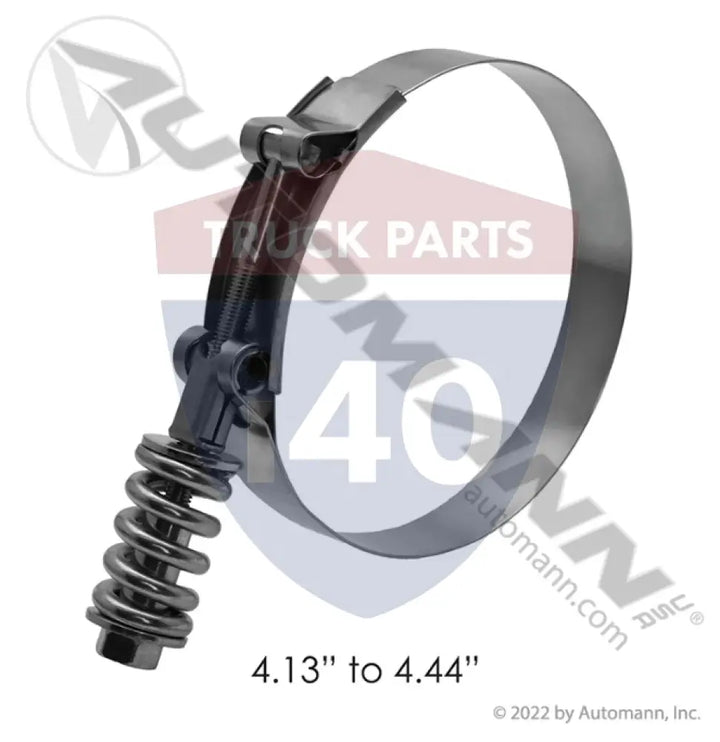 Breeze 561.230413-B HD T-Bolt Clamp 4.13in to 4.44in - Spring Loaded T-Bolt Clamps - Heavy Duty