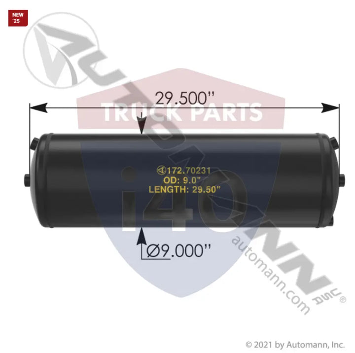 1217023000 Air Tank For Freightliner - Freightliner