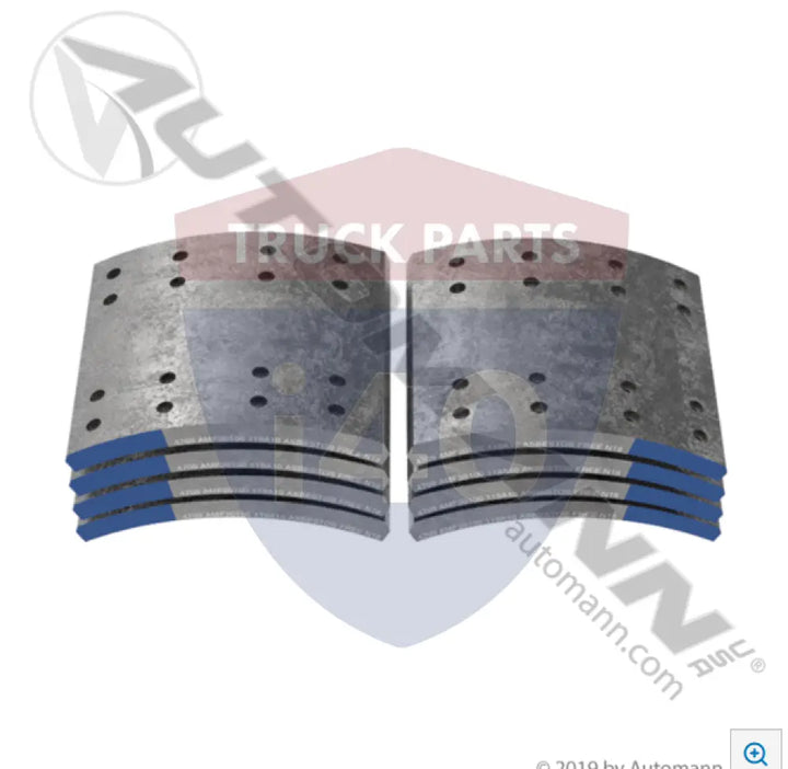 Automann 140.4709.201 Brake Lining 20K RP628C RSD - 20K Lb GAWR