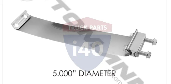 Automann 562.U3205SS Band Clamp Flat 5in S.Steel - Band Clamp Flat 5in S.Steel