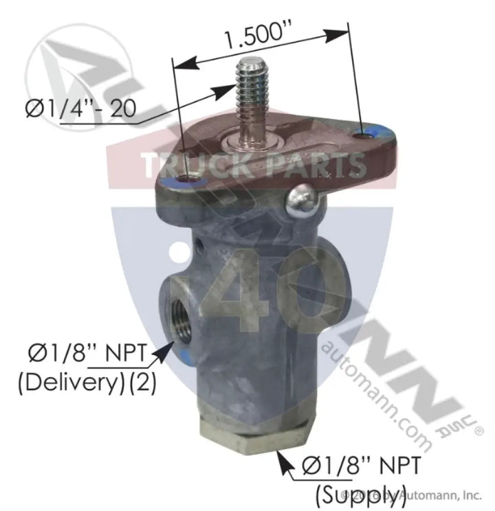 Automann 170.276635 TW4 Type Control Valve - Lever-Operated