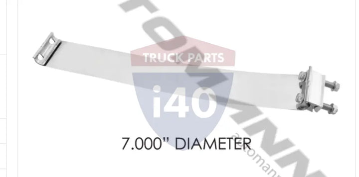 Torca 562.U3207SS-T Band Clamp Flat Torca 7in S.Steel - Band Clamp Flat Torca 7in S.Steel