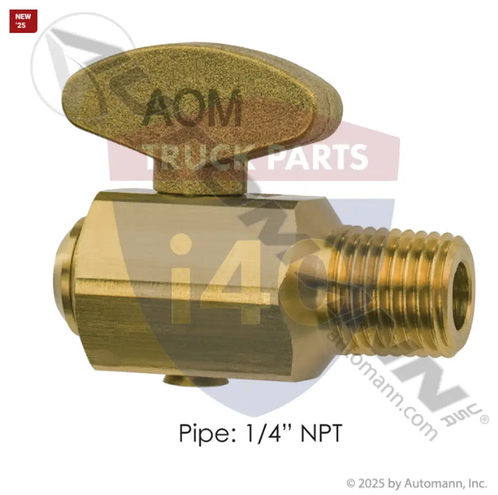 RC6014 Drain Valve Wing Handle 1/4in NPT For Luis - Drain Valves