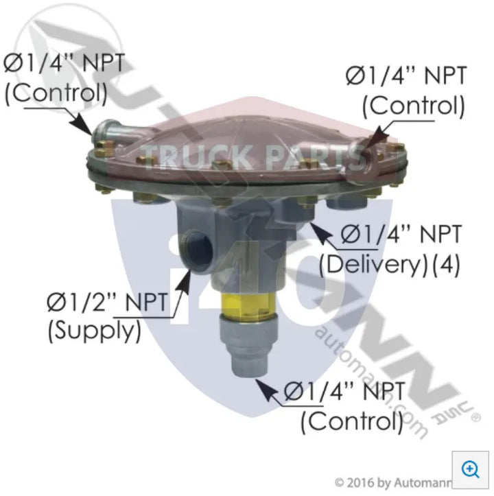 A1000S Emergency Relay Valve For Sealco - Relay Emergency Valves