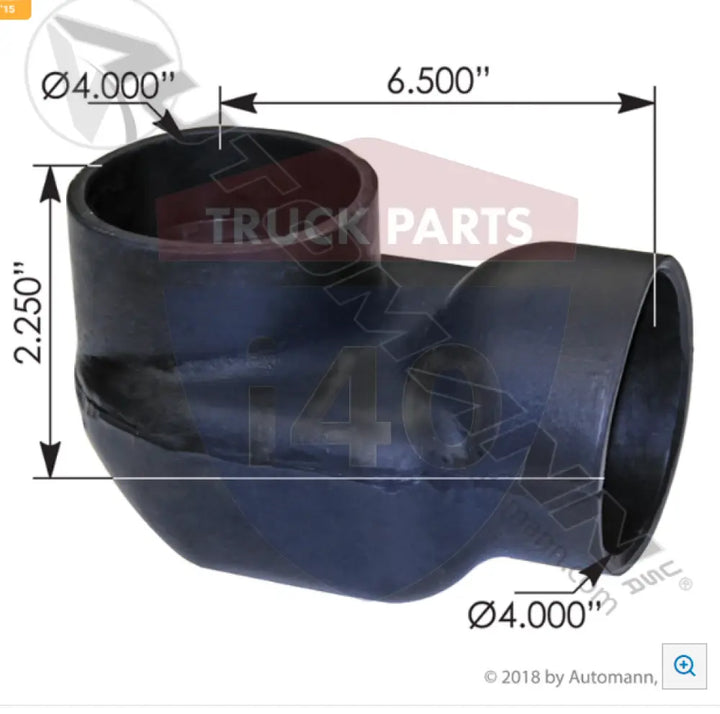 2005598C1 Intake Elbow Cobra For International - Cobra Adapters