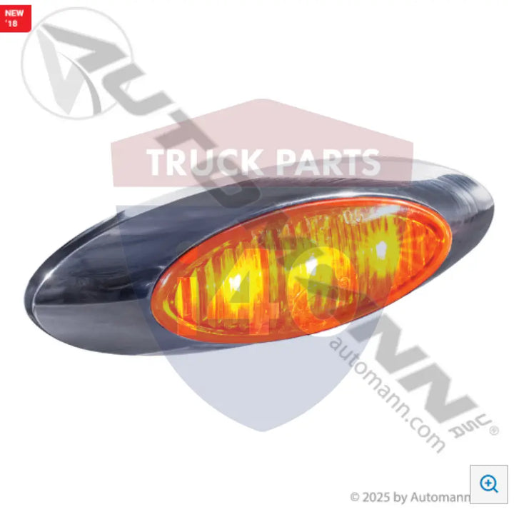 Automann 571.LD27A3M5 Marker Light LED 1-1/2in 4in Amber - Marker Light LED 1-1/2in X 4in Amber