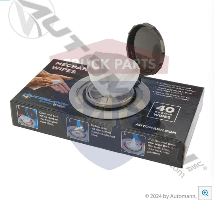 Automann 579.MW1040P Mechanic Wipes 40ct Pack - Hand Care