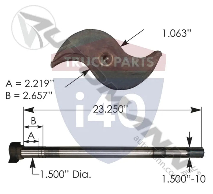 17-690 Camshaft RH For Spicer - Spicer & Std. Forge