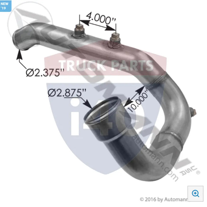 Automann 561.46729 Lower Radiator Pipe Freightliner - Radiator