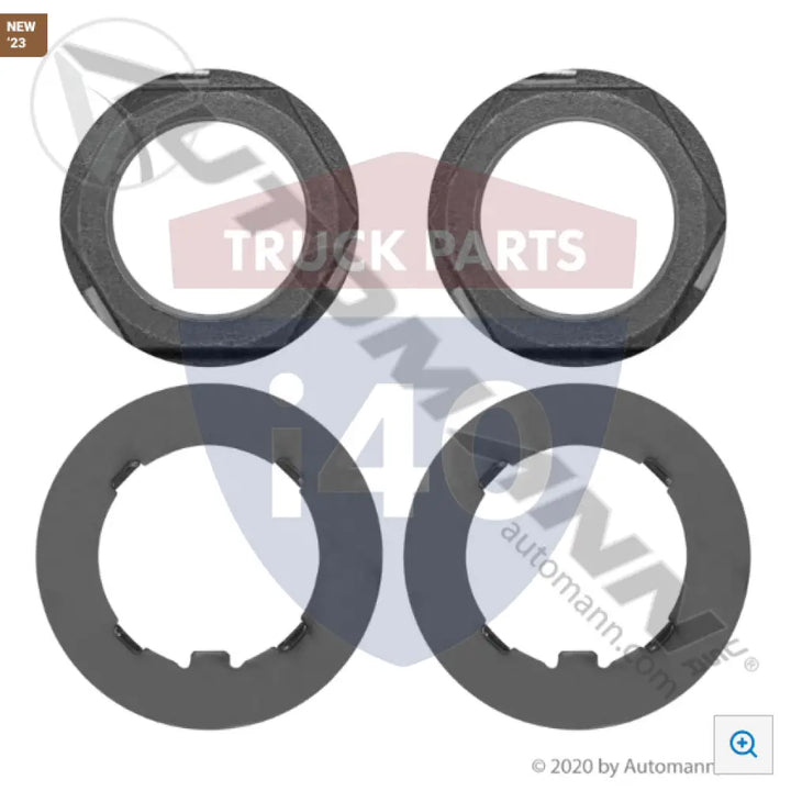 Automann 209.8094K Spindle Nut Kit TL Axle - Trailer Axle