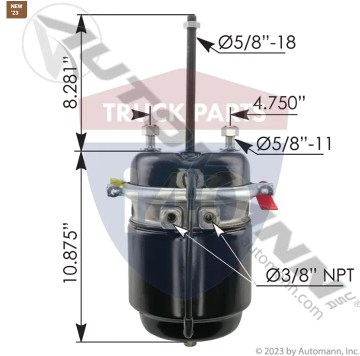 MGM Brakes 179.MMJS3030ET051X Spring Brake MJS3030ET - Welded Clevis
