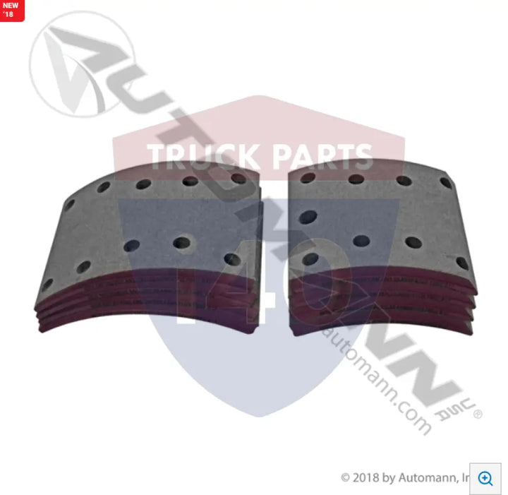 Automann 140.4656.35 Brake Lining Transit - 26K Lb GAWR